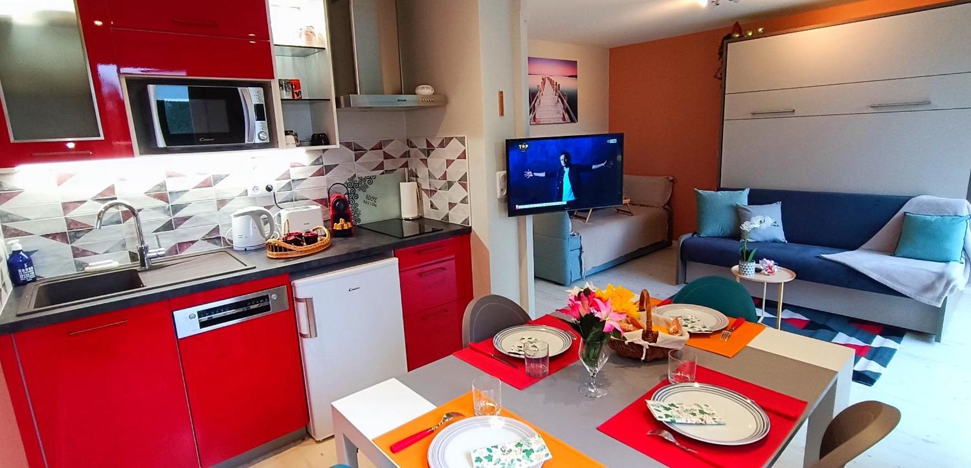 Studio Proche Plage - Parking Gratuit Et Prive - Terrasse Et Petit Jardin Cloture Courseulles-sur-Mer Exterior foto